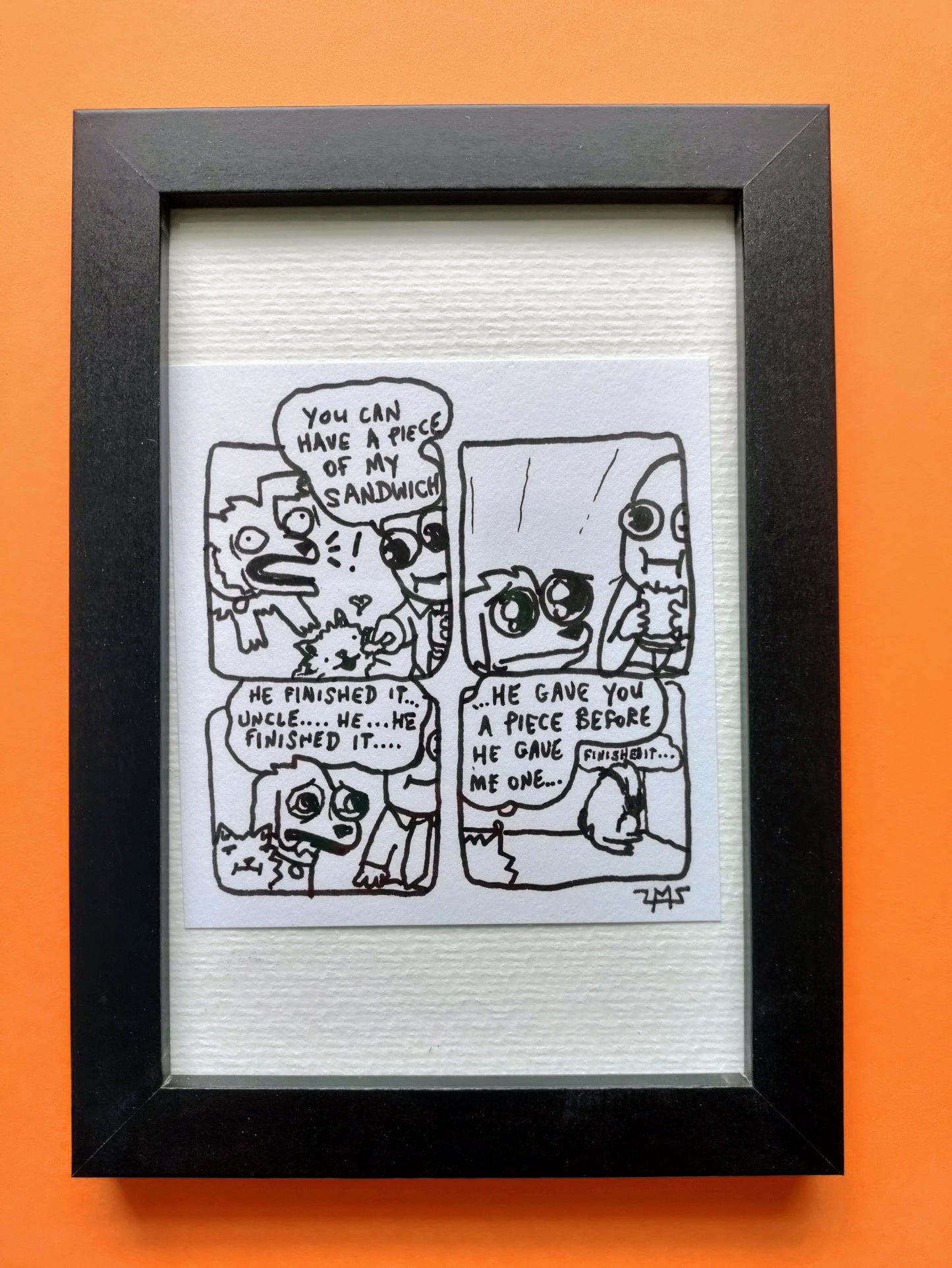 Deogie Bite Original Comic 4" x 6"