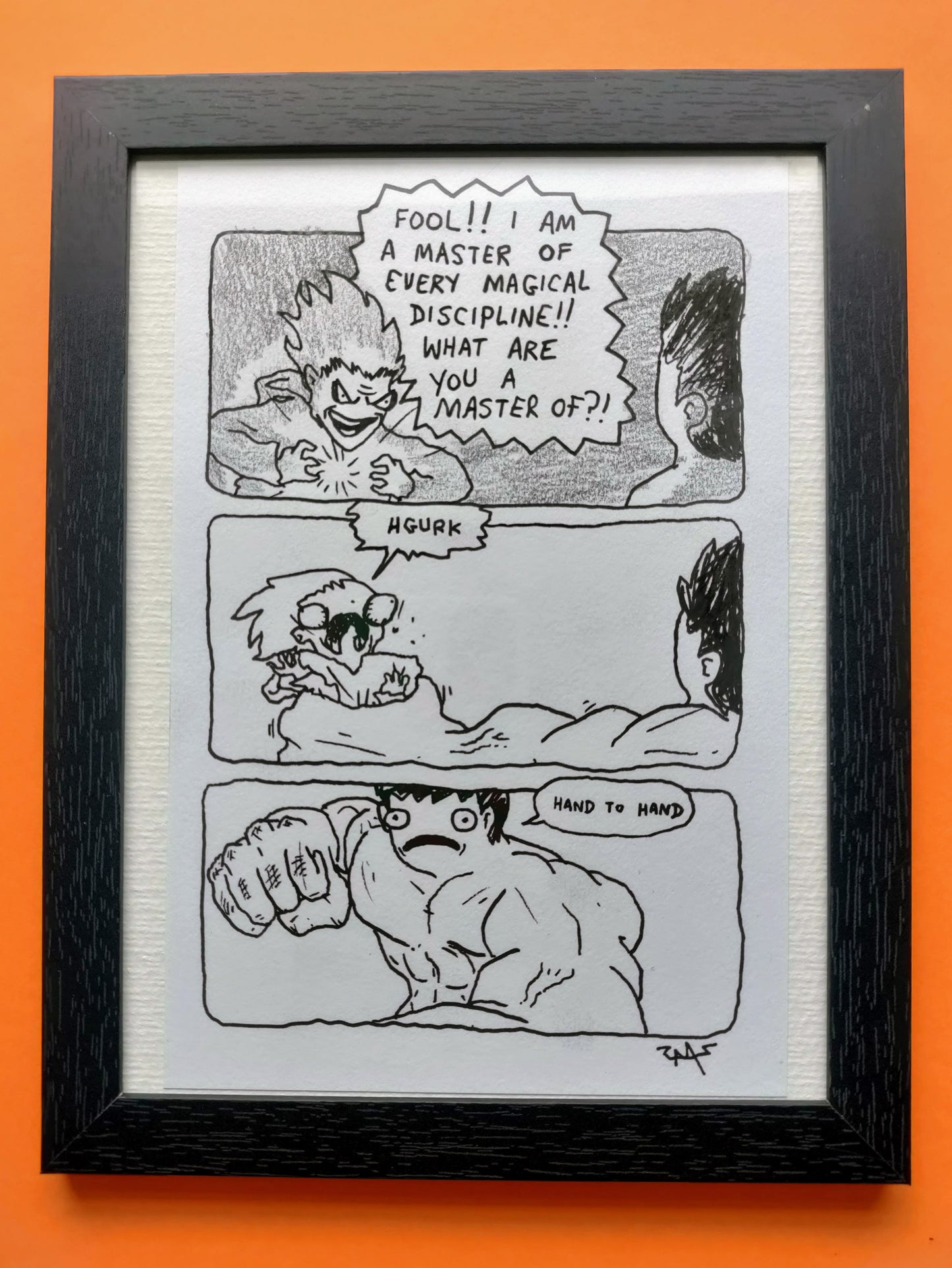 Hand To Hand Original Comic 6" x 8"