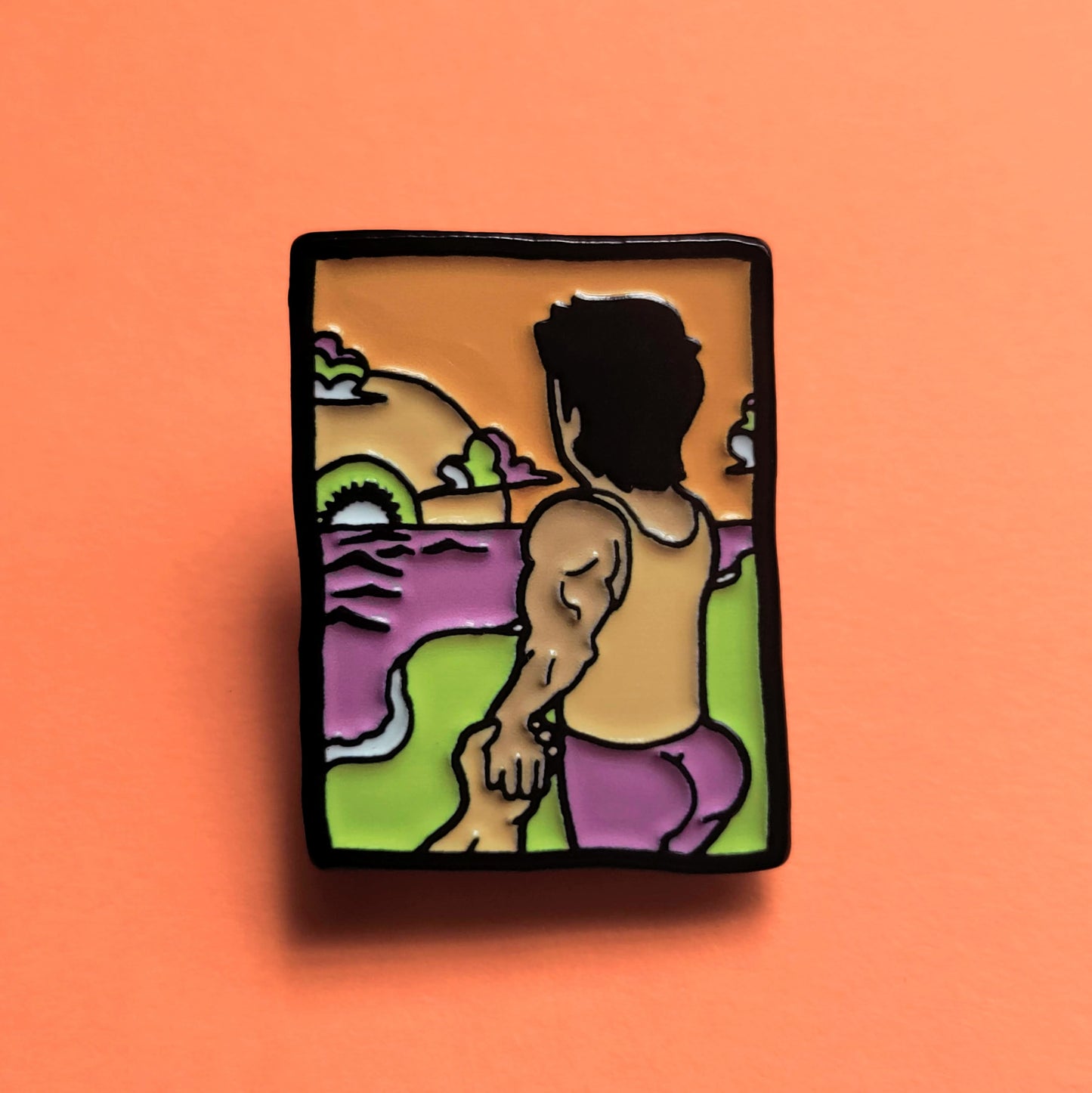 Let's Go Bro Enamel Pin