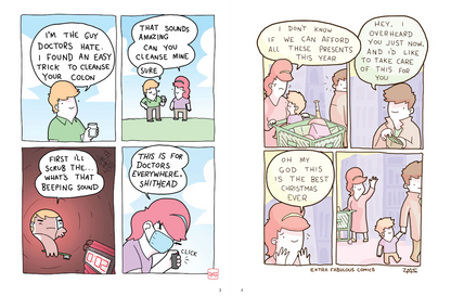 SIGNED "Good Comics for Bad People" Book