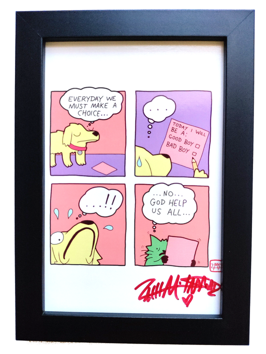 "Everyday Choice" 4x6 Signed Framed Print