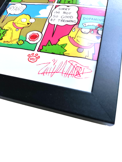 "I Apologize" 4x6 Signed Framed Print