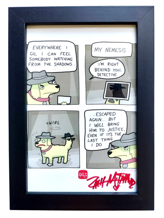 "Nemesis" 4x6 Signed Framed Print