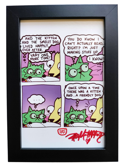 "One More Time" 4x6 Signed Framed Print