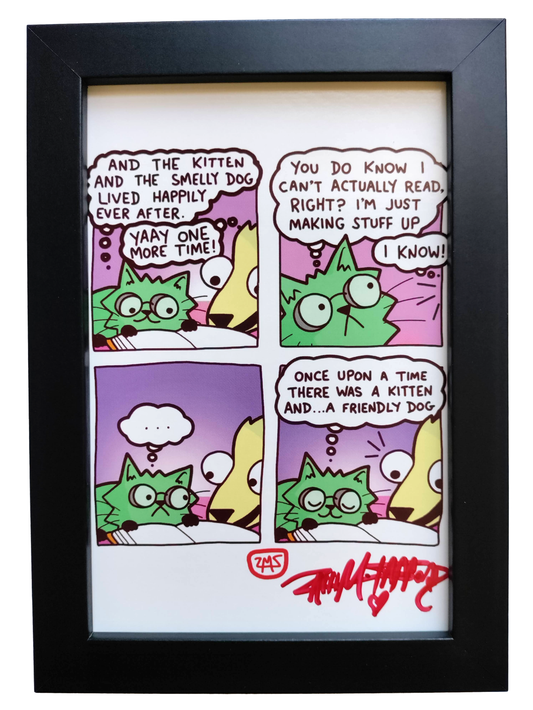 "One More Time" 4x6 Signed Framed Print