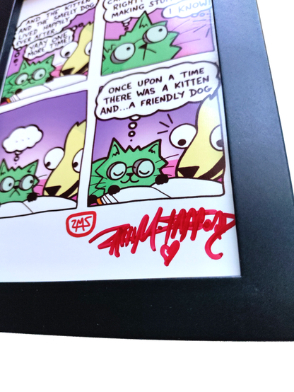 "One More Time" 4x6 Signed Framed Print