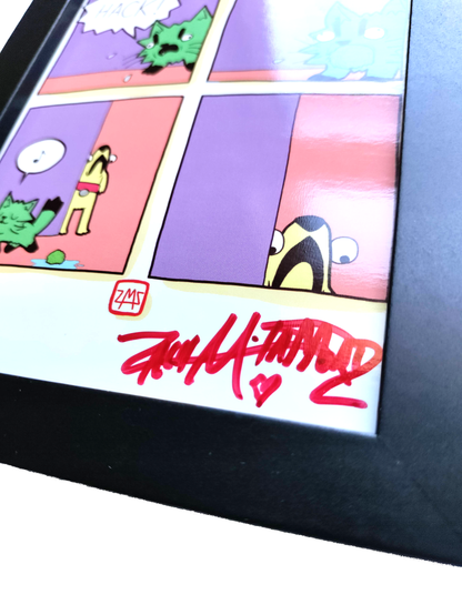 "Hack" 4x6 Signed Framed Print