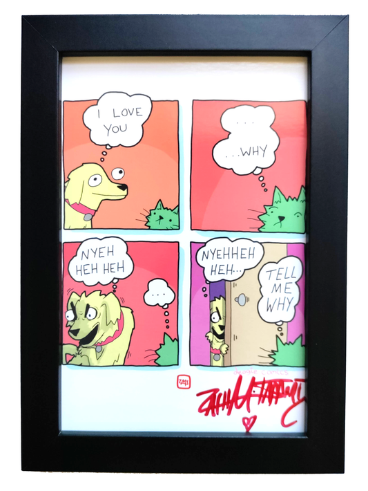 "I Love You" 4x6 Signed Framed Print