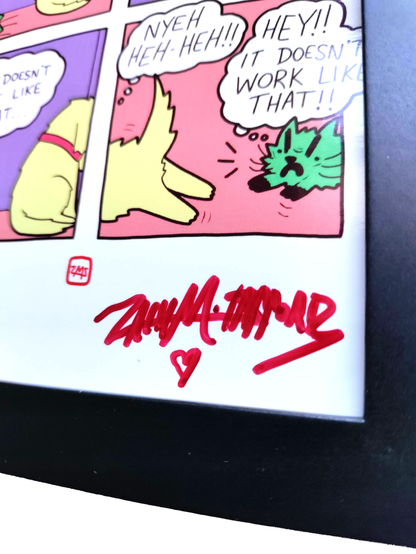 "Time Out Deogie" 4x6 Signed Framed Print