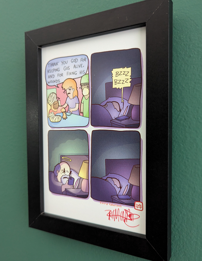 "Thank You God" 4x6 Signed Framed Print