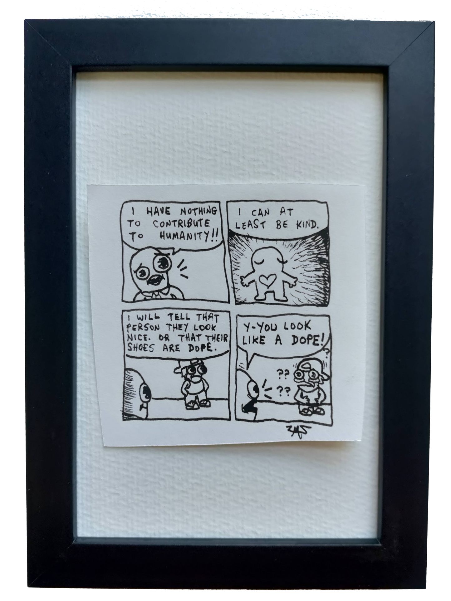 "A Dope" Shitty Original Comic 4" x 6"
