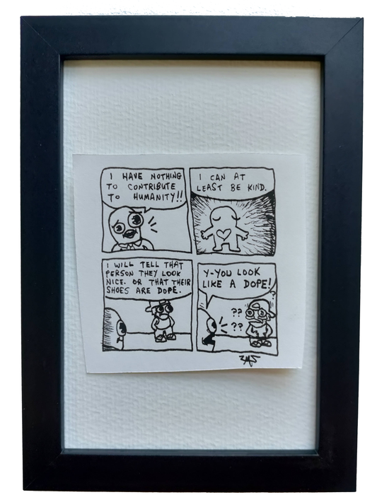 "A Dope" Shitty Original Comic 4" x 6"