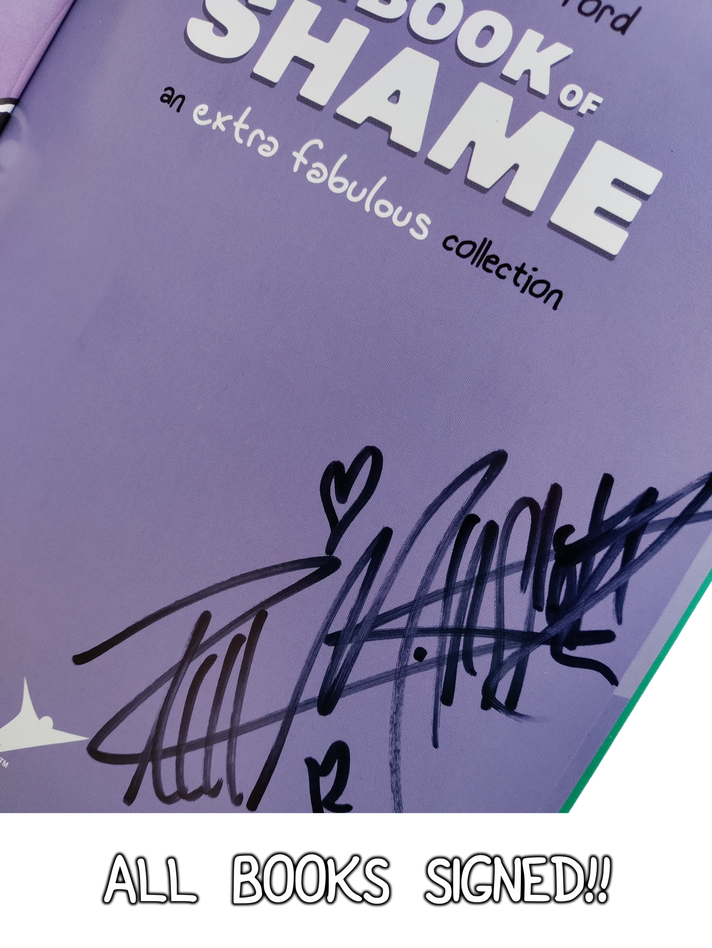 SIGNED "Book of Shame"