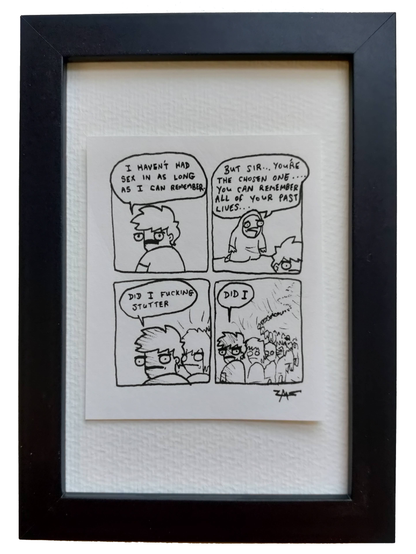 "Ancestor Memory" Shitty Original Comic 4" x 6"