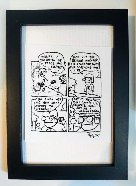 “Another Dimension” Unleaded Original Comic 4” x 6”
