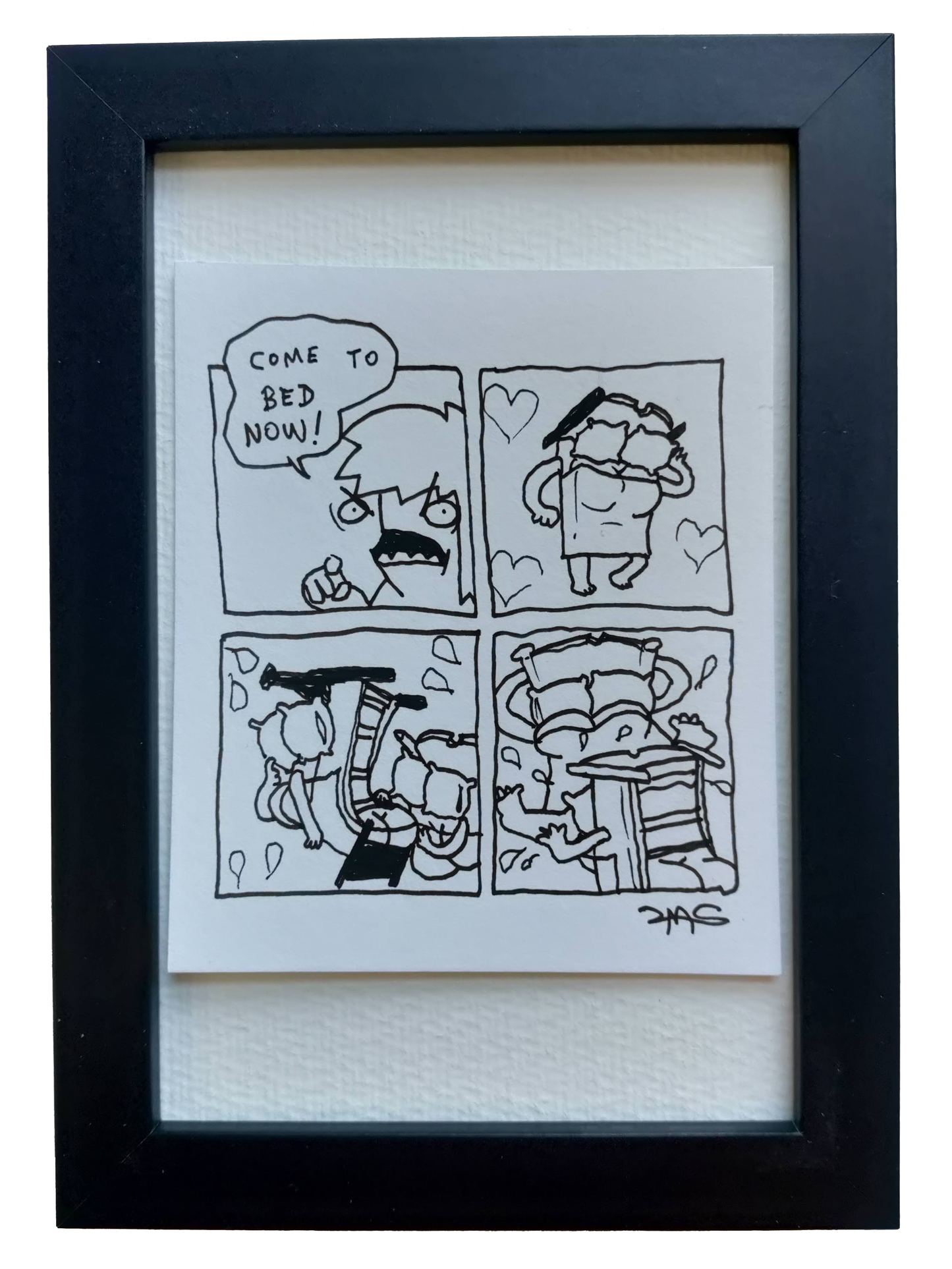 "Come To Bed" Shitty Original Comic 4" x 6"
