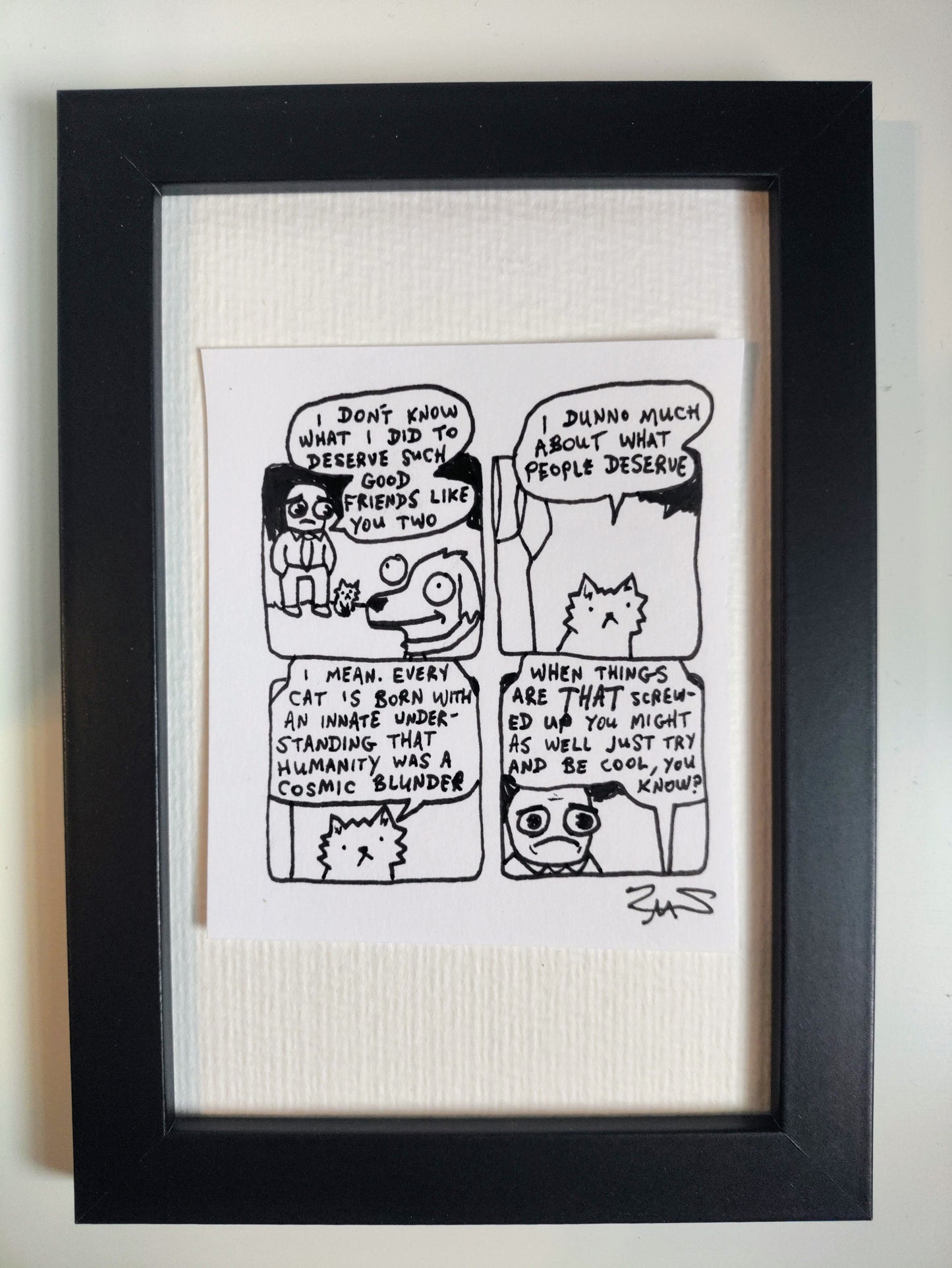 “Deogie Good Friends” Premium Original Comic 4” x 6”