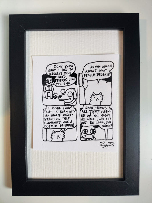 “Deogie Good Friends” Premium Original Comic 4” x 6”
