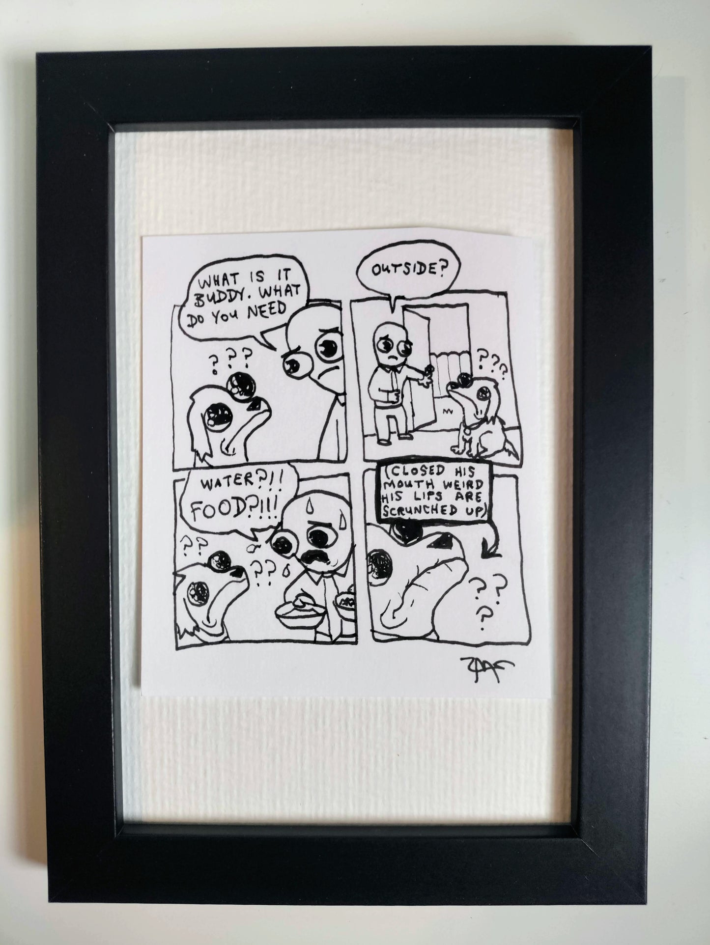 “Deogie Lip” Premium Original Comic 4” x 6”
