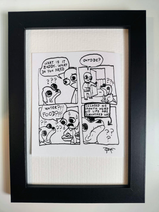 “Deogie Lip” Premium Original Comic 4” x 6”
