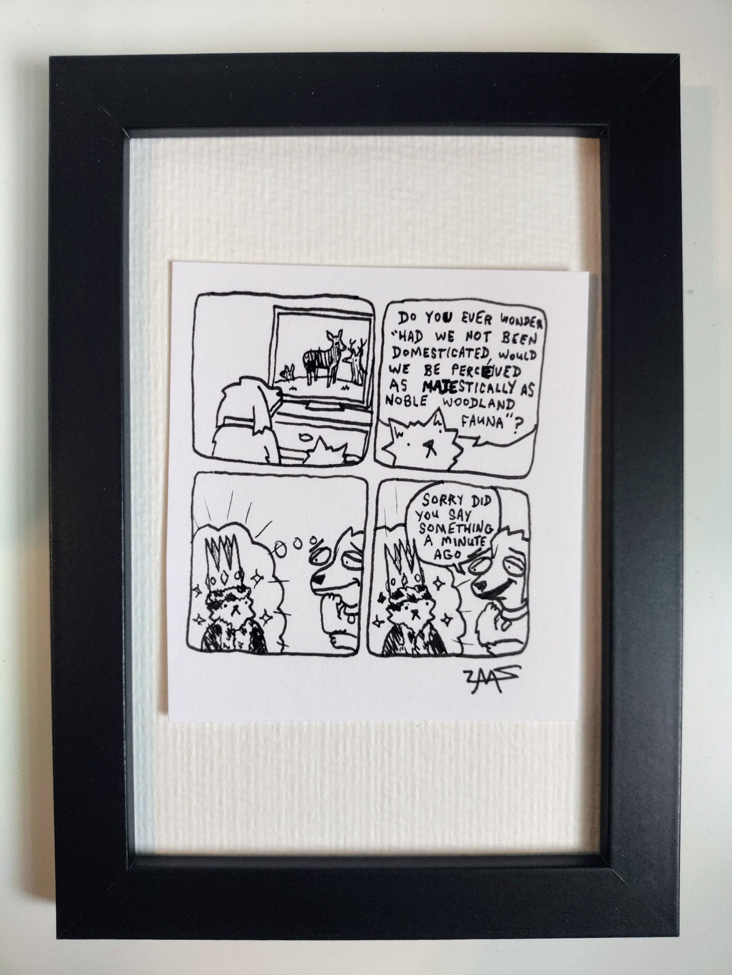 “Deogie Regal” Premium Original Comic 4” x 6”