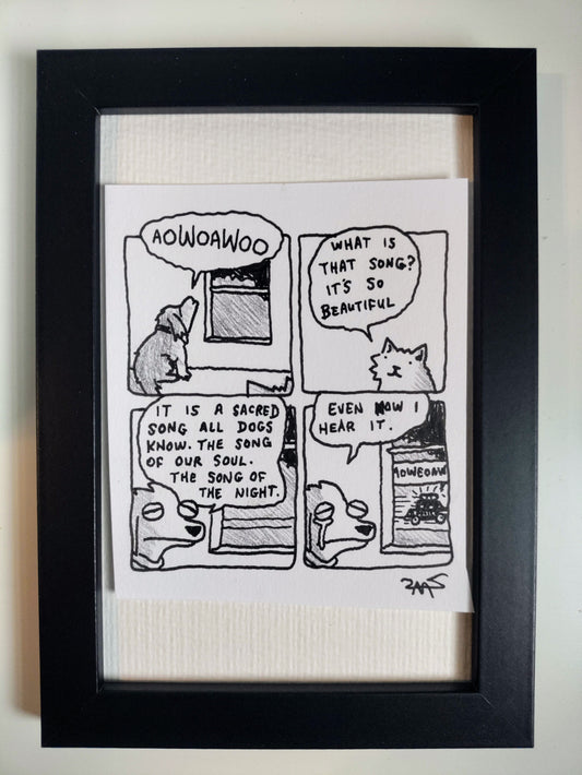 “Deogie Song” Premium Original Comic 4” x 6”