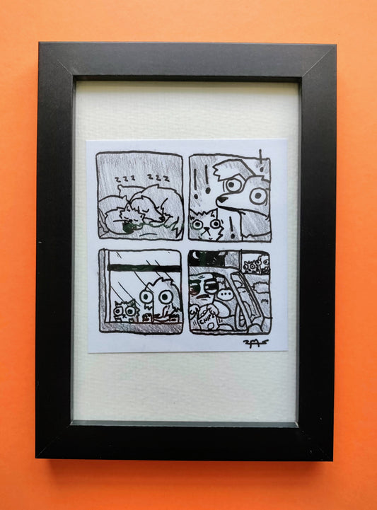 Deogie Senses Original Comic 4" x 6"
