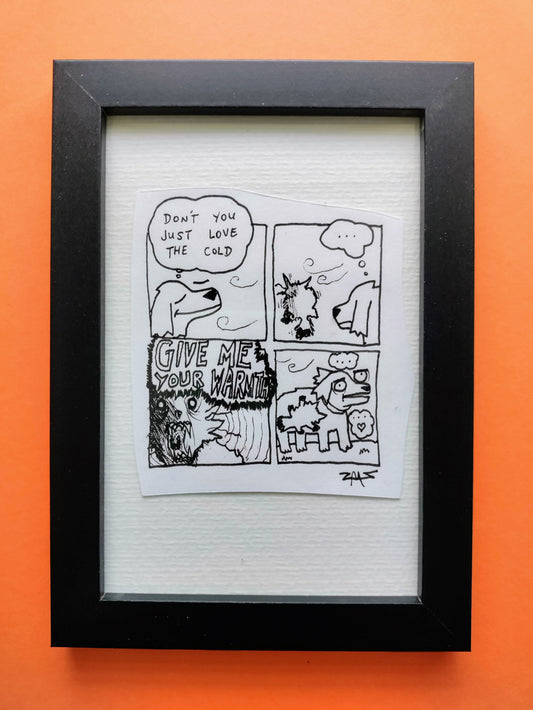 Deogie Warmth Original Comic 4" x 6"