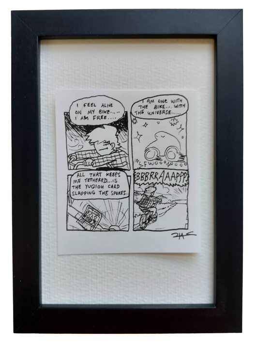 “Free Ridin’”Non-Shitty Original Comic 4” x 6”