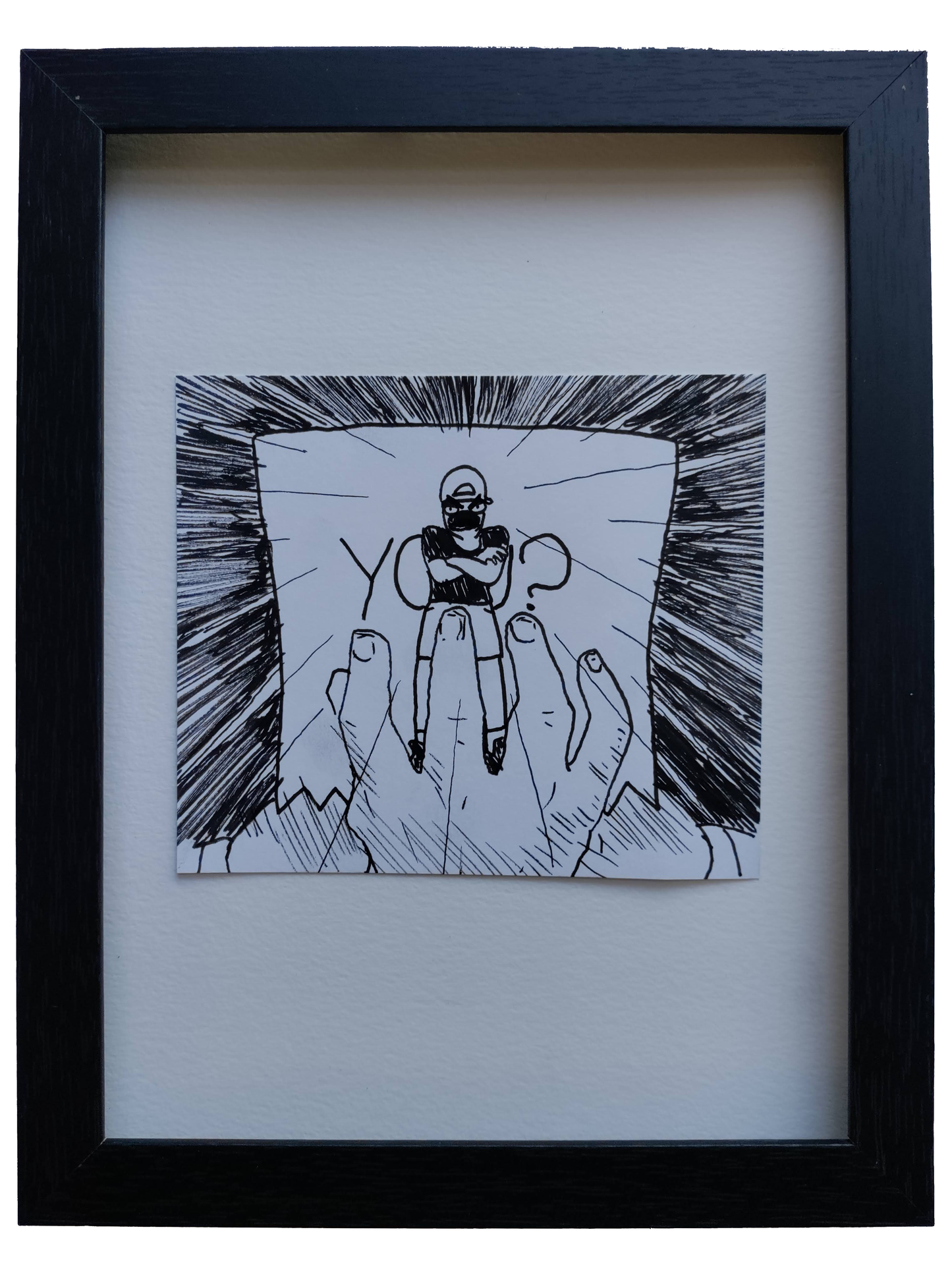 "Gainax Pose" Shitty Original Comic 6" x 8"