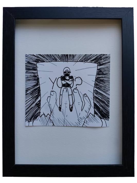 "Gainax Pose" Shitty Original Comic 6" x 8"