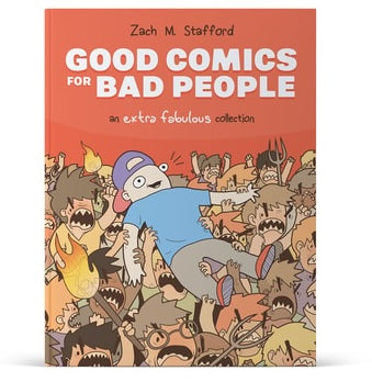 SIGNED "Good Comics for Bad People" Book