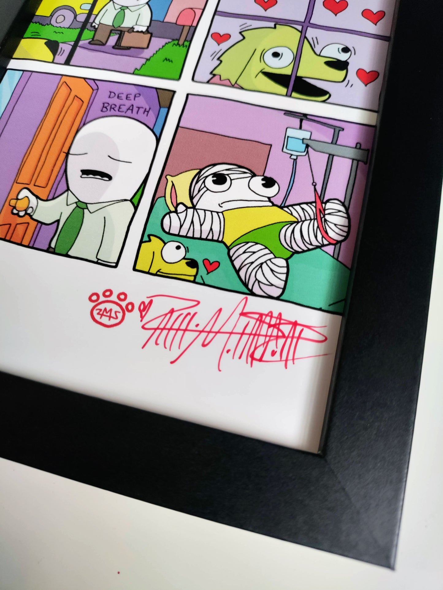 "Good To Be Home" 4x6 Signed Framed Print