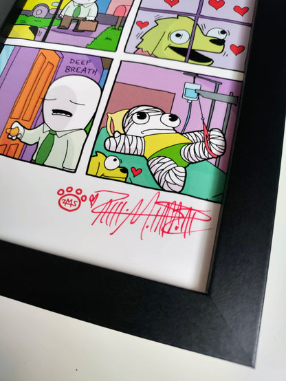 "Good To Be Home" 4x6 Signed Framed Print