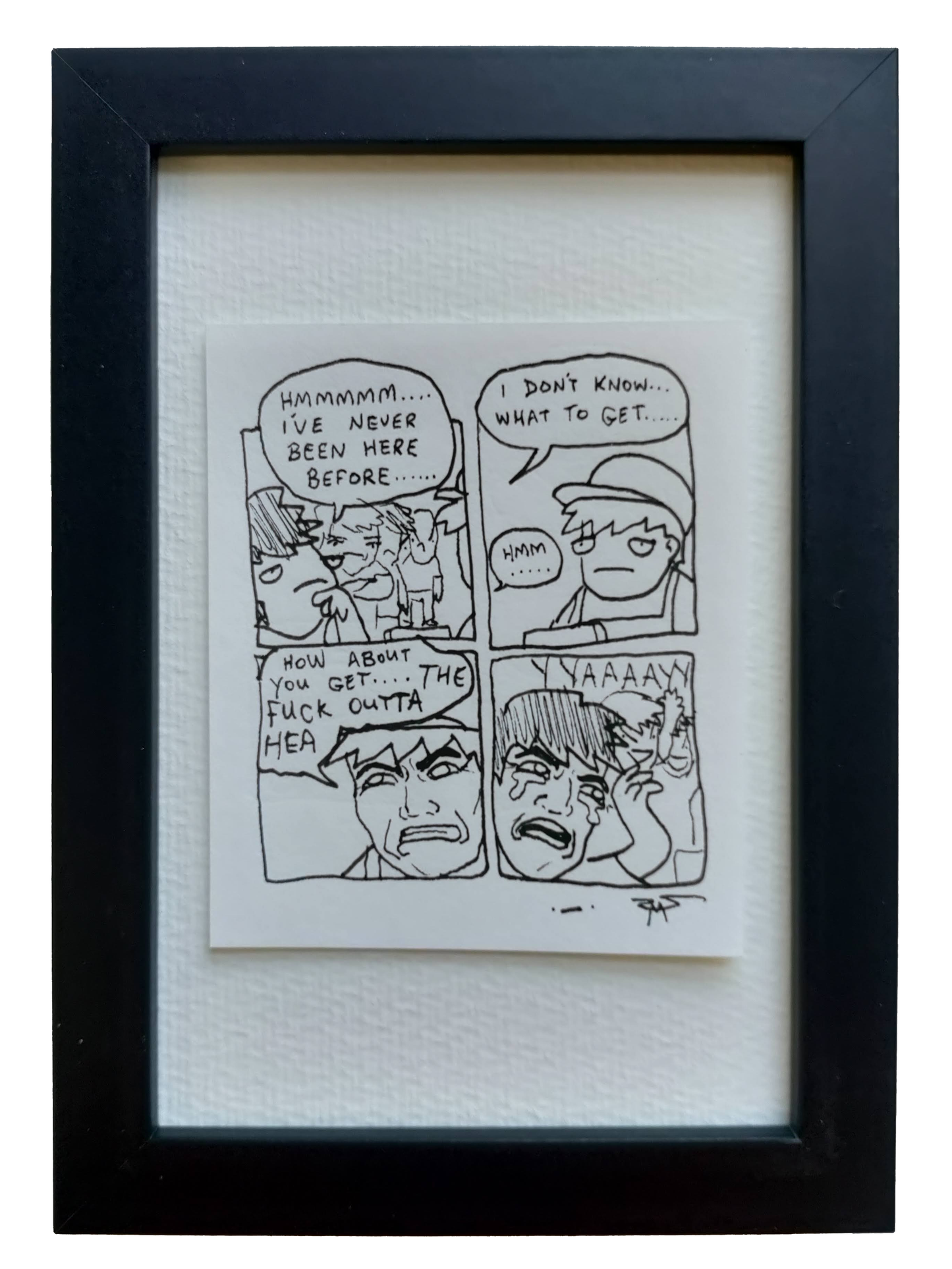 "Gtfooh" Shitty Original Comic 4" x 6"