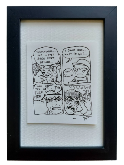 "Gtfooh" Shitty Original Comic 4" x 6"
