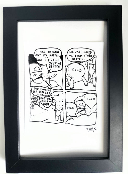 “I Can Breathe” Premium Original Comic 4” x 6”
