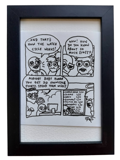 "I Know Stuff" Shitty Original Comic 4" x 6"
