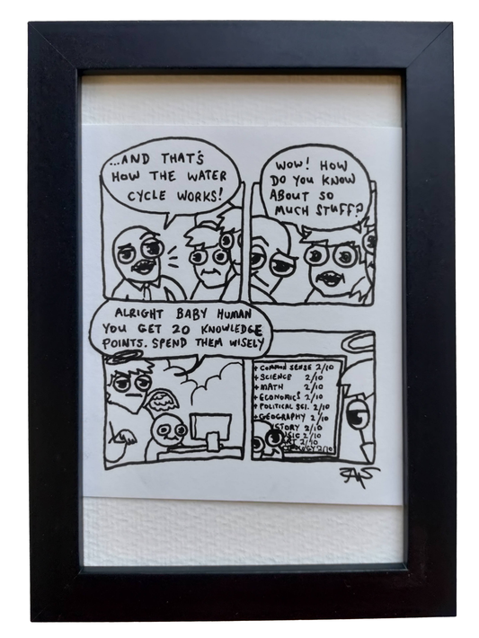 "I Know Stuff" Shitty Original Comic 4" x 6"