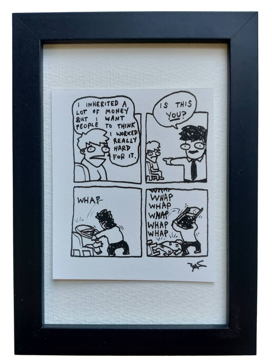 “Is This You” Non-Shitty Original Comic 4” x 6”