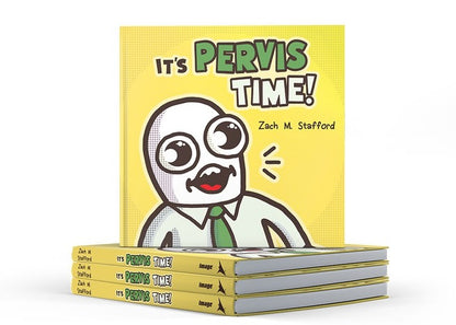 SIGNED "It's Pervis Time!" Book