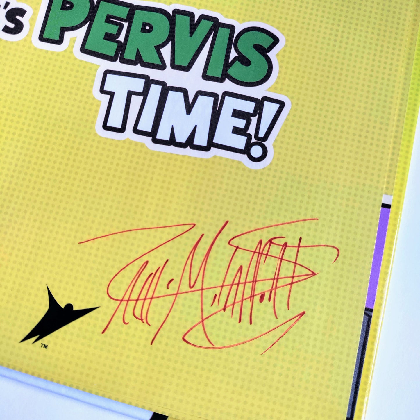 SIGNED "It's Pervis Time!" Book