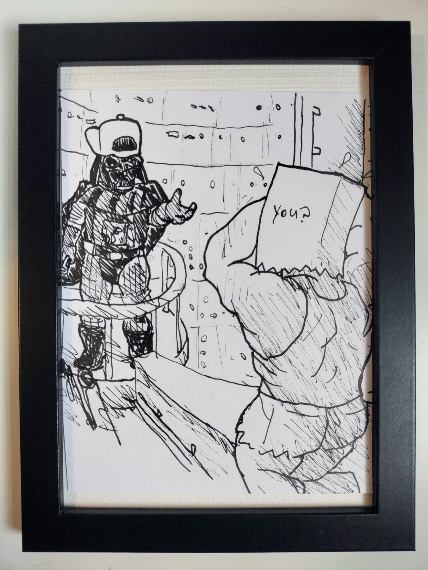 “Join Me” Unleaded Original Comic 5” x 7”