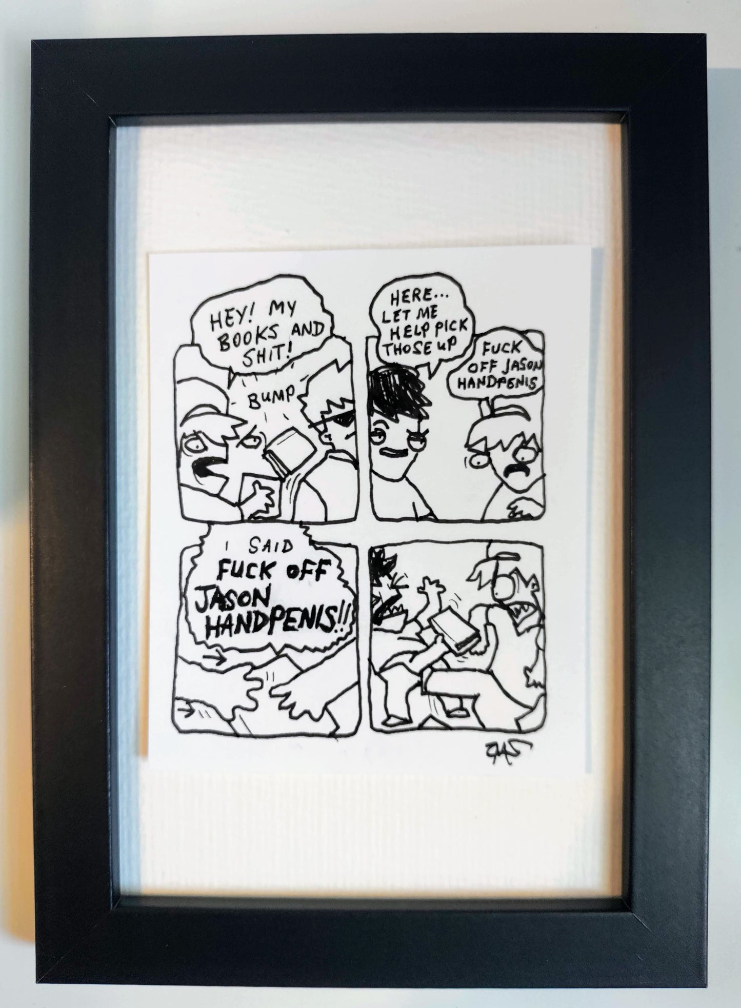 “My Books” Unleaded Original Comic 4” x 6”