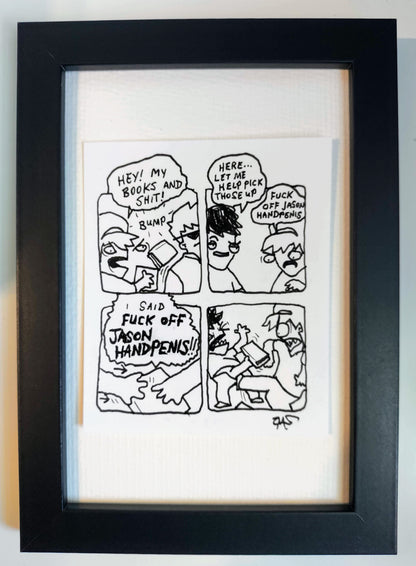 “My Books” Unleaded Original Comic 4” x 6”