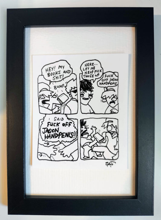 “My Books” Unleaded Original Comic 4” x 6”