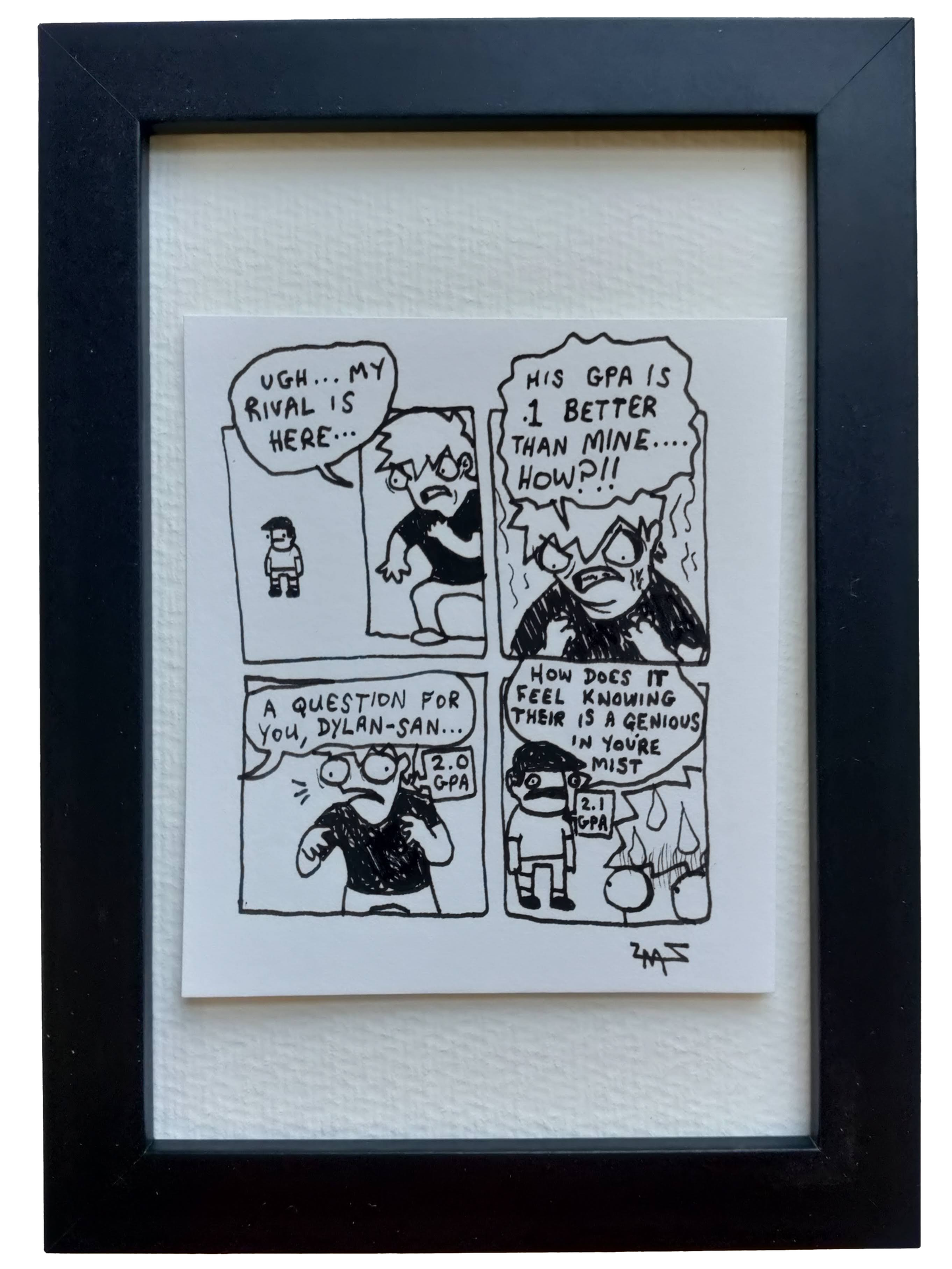 “My Rival” Shitty Original Comic 4" x 6”