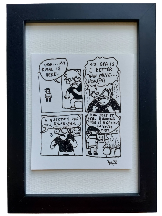 “My Rival” Shitty Original Comic 4" x 6”