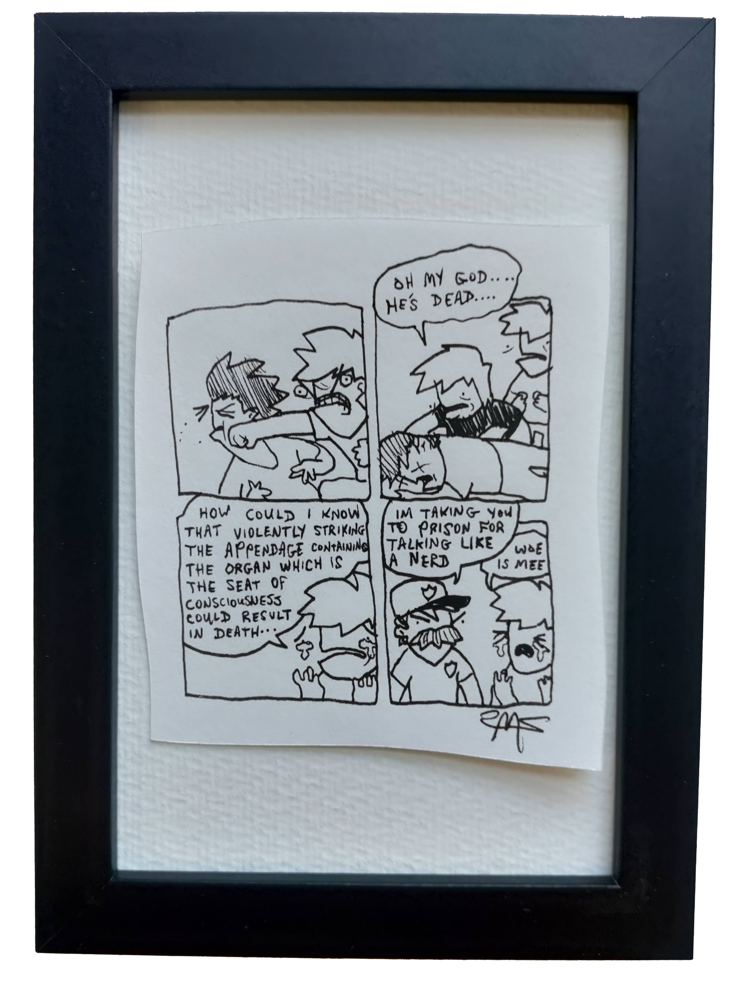 “Nerd Bully” Shitty Original Comic 4" x 6”