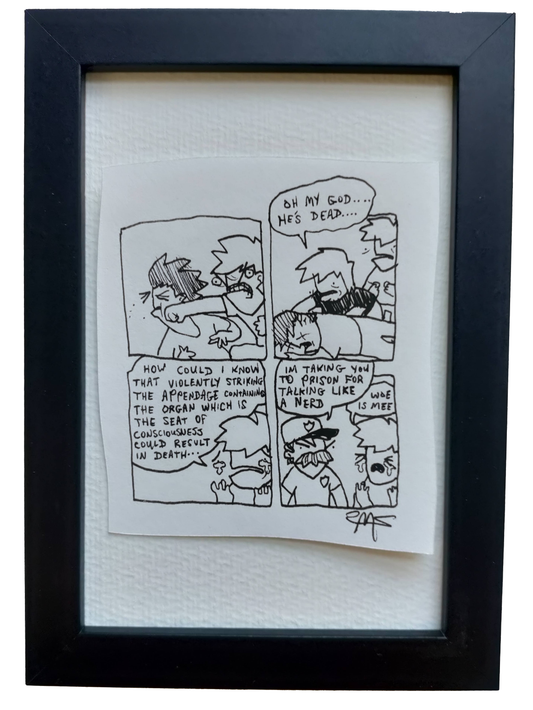 “Nerd Bully” Shitty Original Comic 4" x 6”